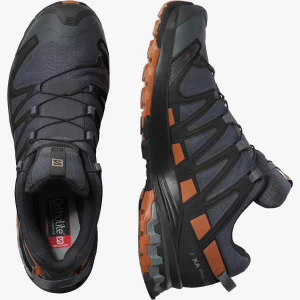 SALOMON - XA PRO 3D v8 GORE-TEX WIDE – L41042800 – ebony-caramel-cafe-black – 9