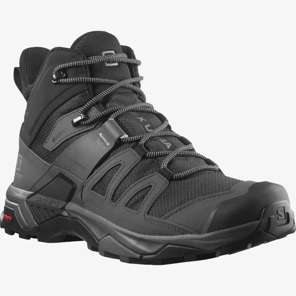 SALOMON - X ULTRA 4 MID GORE-TEX – L41383400 – black-magnet-pearl-blue – 2