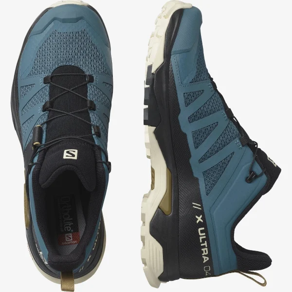 SALOMON - X ULTRA 4 – L41453000 – mallard-blue-bleached-sand-bronze-brown – 5