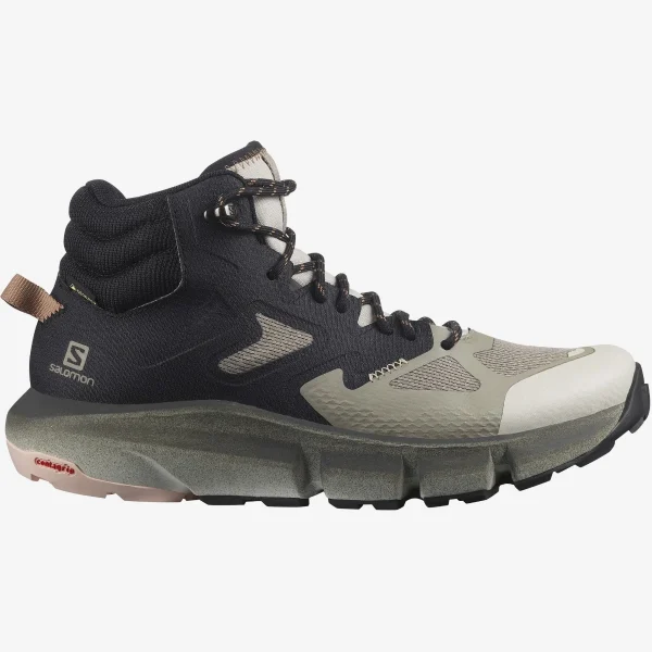SALOMON - PREDICT HIKE MID GORE-TEX – L41460500 – vintage-khaki-black-mocha-mousse – 1