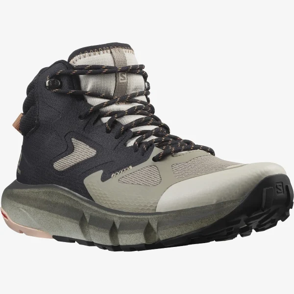 SALOMON - PREDICT HIKE MID GORE-TEX – L41460500 – vintage-khaki-black-mocha-mousse – 2