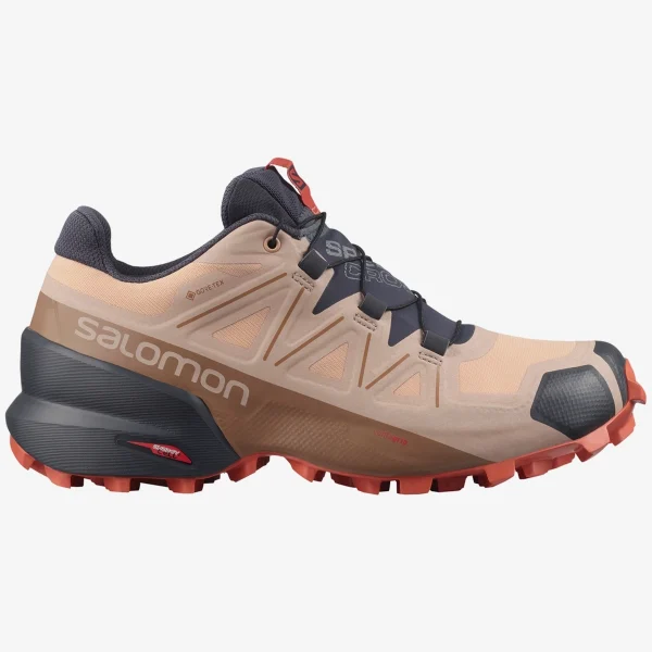 SALOMON - SPEEDCROSS 5 GORE-TEX – L41461700 – sirocco-mocha-mousse-mecca-orange – 1