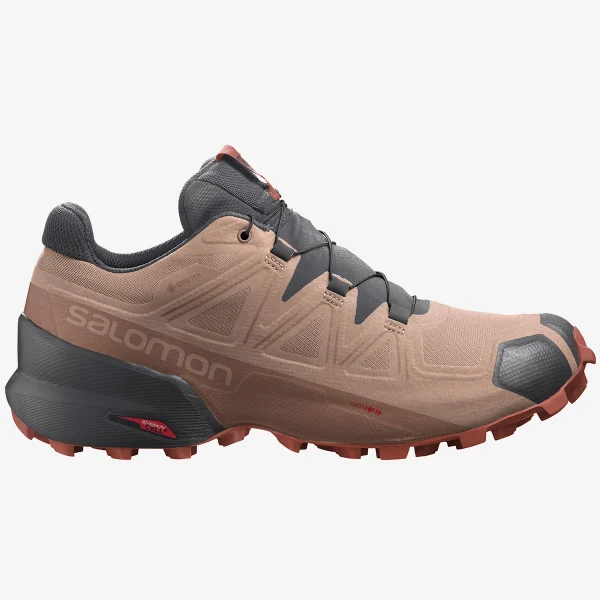 SALOMON - SPEEDCROSS 5 GORE-TEX – L41461700 – sirocco-mocha-mousse-mecca-orange – 2