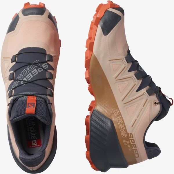 SALOMON - SPEEDCROSS 5 GORE-TEX – L41461700 – sirocco-mocha-mousse-mecca-orange – 7