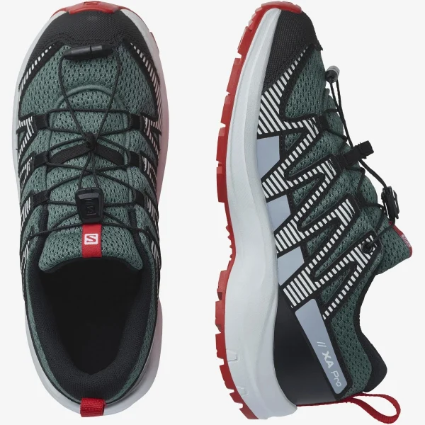 SALOMON - XA PRO V8 – L41613700 – stormy-weather-zen-blue-goji-berry – 5
