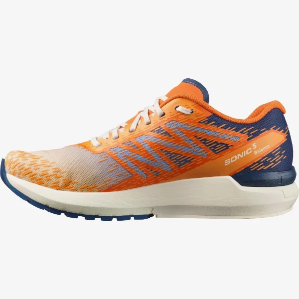 SALOMON - SONIC 5 BALANCE – L41710200 – bleached-sand-blazing-orange-astral-aura – 6