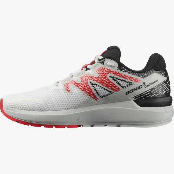 SALOMON - SONIC 5 CONFIDENCE – L41710800 – white-black-poppy-red – 6