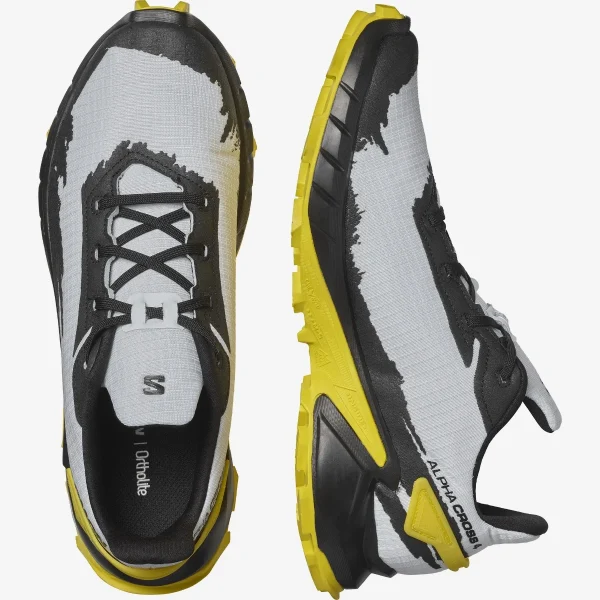 SALOMON - ALPHACROSS 4 – L41724400 – white-black-empire-yellow – 7