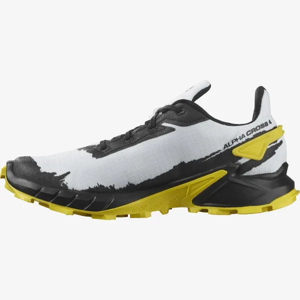 SALOMON - ALPHACROSS 4 – L41724400 – white-black-empire-yellow – 6