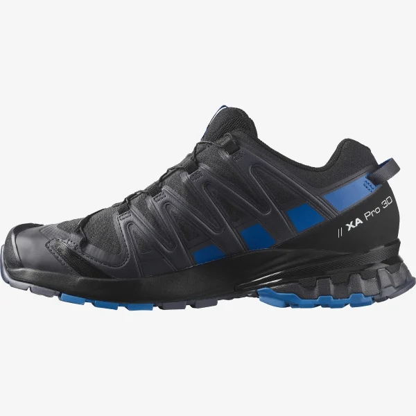 SALOMON - XA PRO 3D v8 GORE-TEX – L41735300 – black-indigo-bunting-ebony – 1