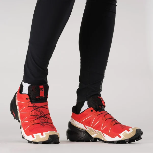 SALOMON - SPEEDCROSS 6 – L41738200 – fiery-red-black-safari – 1