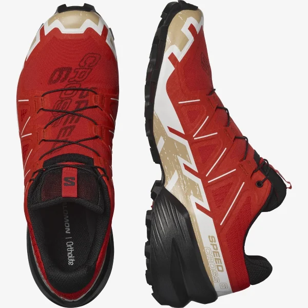 SALOMON - SPEEDCROSS 6 – L41738200 – fiery-red-black-safari – 10