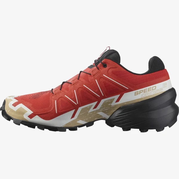 SALOMON - SPEEDCROSS 6 – L41738200 – fiery-red-black-safari – 9