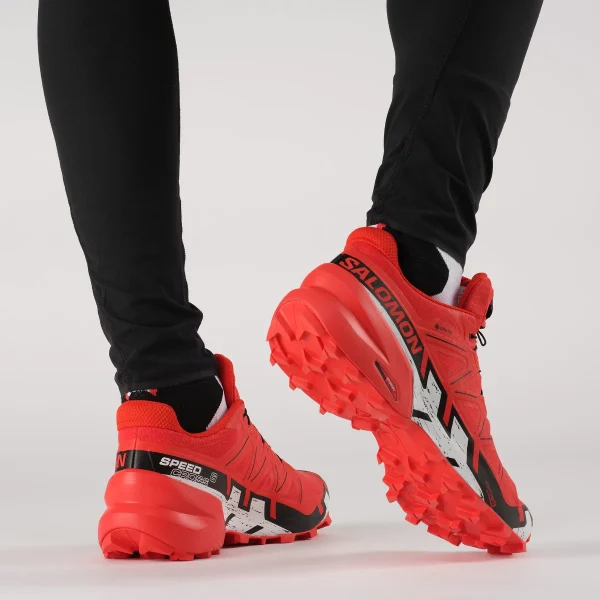 SALOMON - SPEEDCROSS 6 GORE-TEX – L41739000 – fiery-red-black-white – 2