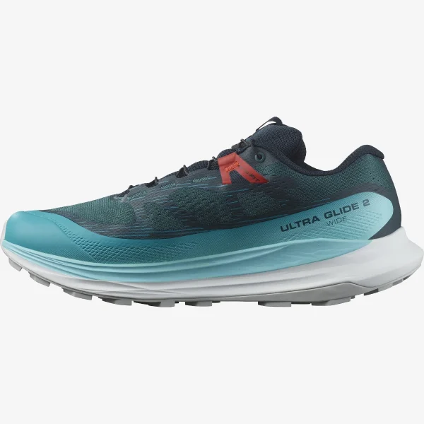 SALOMON - ULTRA GLIDE 2 WIDE – L47216300 – atlantic-deep-blue-radiance-fiery-red – 1