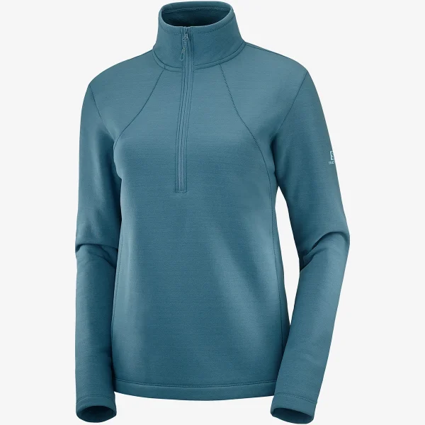 SALOMON - ESSENTIAL COSY FLEECE – LC1605800 – mallard-blue – 4