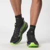 SALOMON - SENSE RIDE 5 – L47311100 – black-laurel-wreath-green-gecko – 1