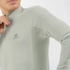 SALOMON - EXPLORE SEAMLESS HALF ZIP – LC1635600 – wrought-iron – 2