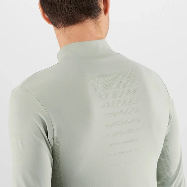 SALOMON - EXPLORE SEAMLESS HALF ZIP – LC1635600 – wrought-iron – 3