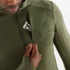 SALOMON - OUTLINE FULL ZIP HOODIE – LC2002100 – grape-leaf-forest-night – 3