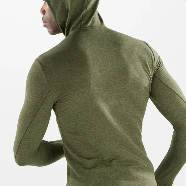 SALOMON - OUTLINE FULL ZIP HOODIE – LC2002100 – grape-leaf-forest-night – 4