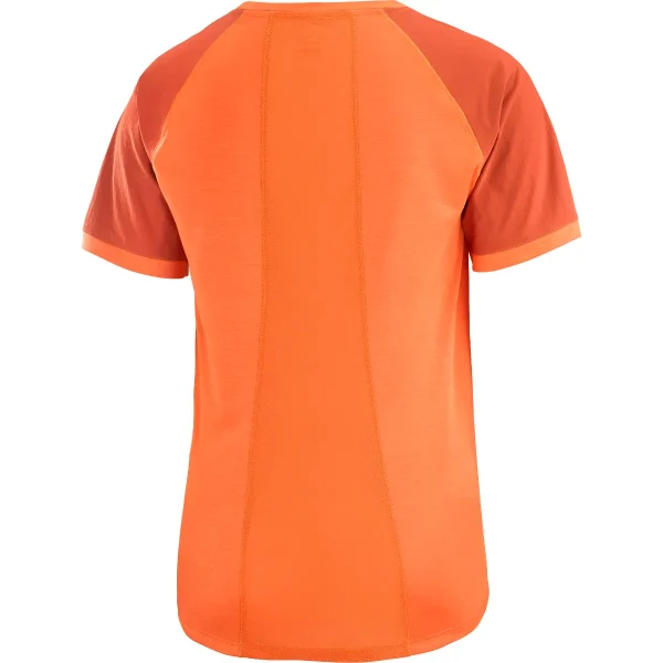 SALOMON - OUTLINE TEE – LC2030200 – burnt-ochre-ao-burnt-henna – 2