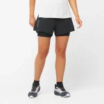 SALOMON - SENSE AERO 2IN1 SHORTS – LC2037600 – deep-black – 1