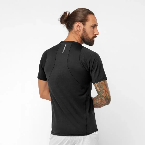 SALOMON - SENSE AERO SS TEE – LC2098400 – black-solid – 1