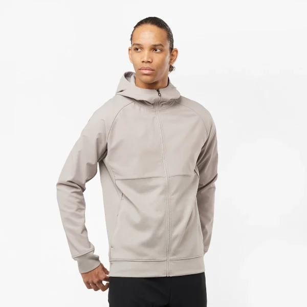 SALOMON - RUNLIFE HOODIE – LC2099900 – ash – 1