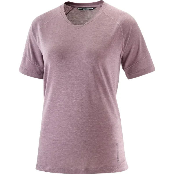 SALOMON - RUNLIFE SS TEE – LC2132100 – moonscape-heather – 4