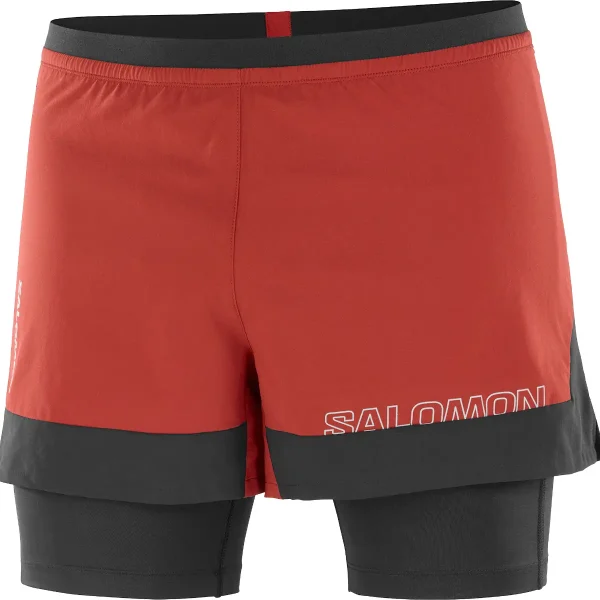 SALOMON - CROSS 2IN1 SHORTS – LC2137200 – red-dahlia – 6