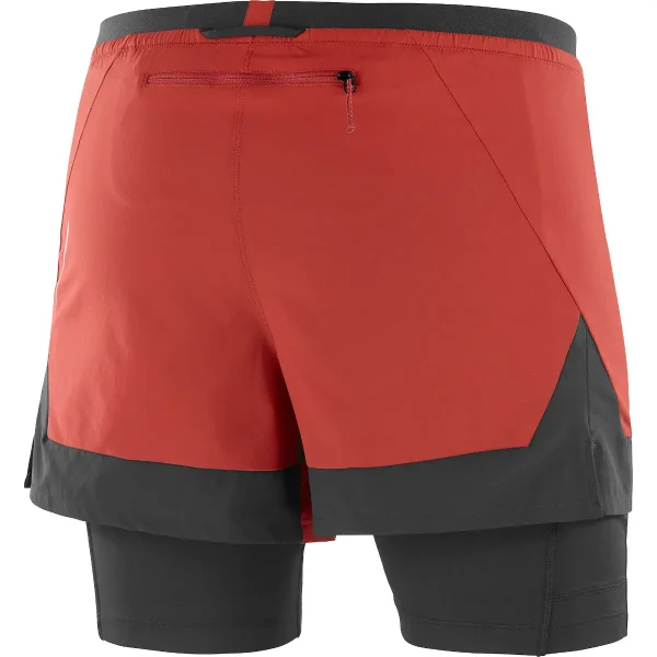 SALOMON - CROSS 2IN1 SHORTS – LC2137200 – red-dahlia – 2