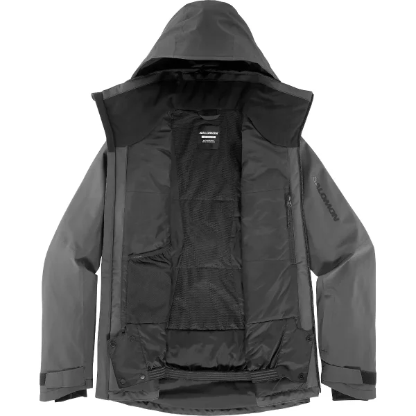 SALOMON - HIGHLAND JACKET – LC2141000 – deep-black – 4