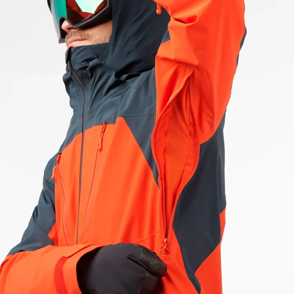 SALOMON - BRILLIANT JACKET – LC2142500 – fiery-red-carbon – 3