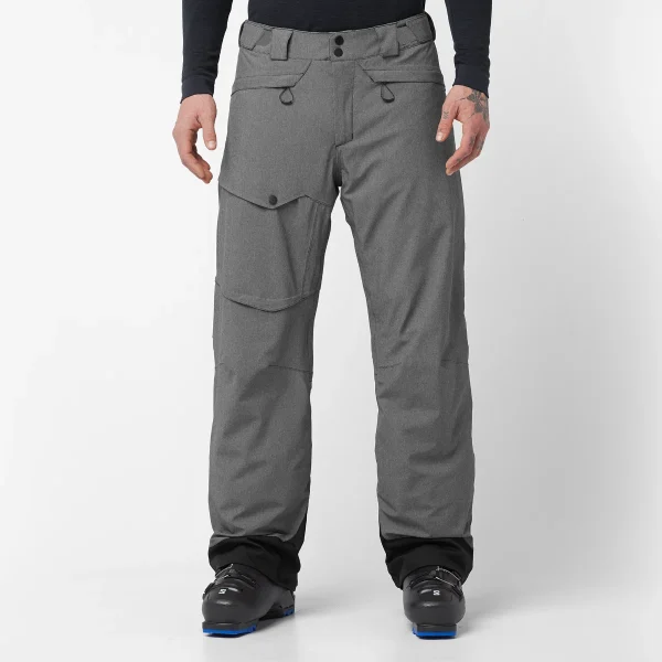 SALOMON - UNTRACKED PANTS – LC2151400 – deep-black-heather – 1