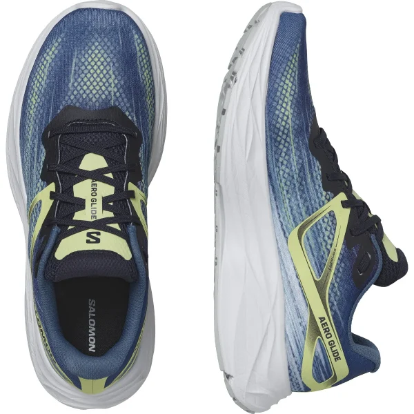 SALOMON - AERO GLIDE – L47049200 – blue-ashes-dark-sapphire-sunny-lime – 6