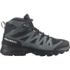 SALOMON - X WARD LEATHER MID GORE-TEX – L47182000 – india-ink-black-stormy-weather – 1