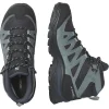 SALOMON - X WARD LEATHER MID GORE-TEX – L47182000 – india-ink-black-stormy-weather – 7