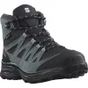 SALOMON - X WARD LEATHER MID GORE-TEX – L47182000 – india-ink-black-stormy-weather – 3