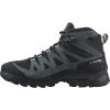 SALOMON - X WARD LEATHER MID GORE-TEX – L47182000 – india-ink-black-stormy-weather – 6