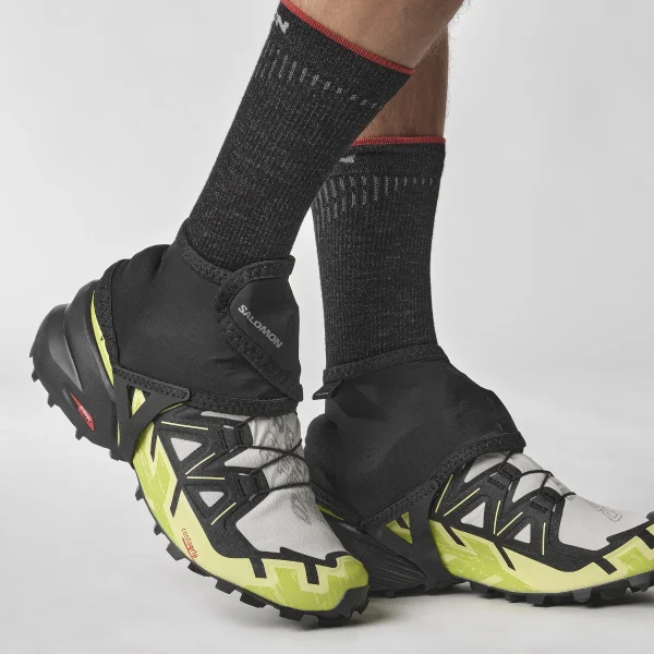 SALOMON - TRAIL GAITERS LOW – L32916600 – black – 1