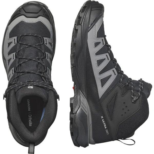 SALOMON - X ULTRA 360 MID GORE-TEX – L47447600 – black-magnet-pewter – 3