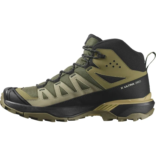 SALOMON - X ULTRA 360 MID GORE-TEX – L47447700 – olive-night-slate-green-southern-moss – 7