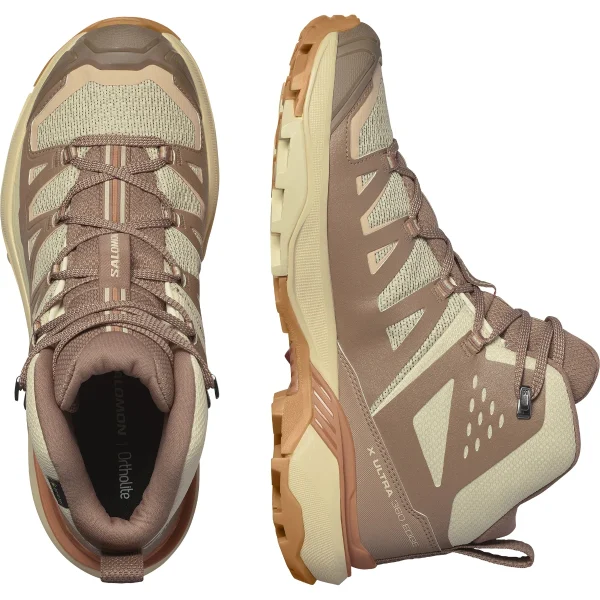 SALOMON - X ULTRA 360 EDGE MID GORE-TEX – L47462700 – shortbread-raw-umber-prairie-sunset – 3