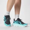 SALOMON - ULTRA FLOW – L47485800 – carbon-peacock-blue-white – 1