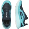 SALOMON - ULTRA FLOW – L47485800 – carbon-peacock-blue-white – 5