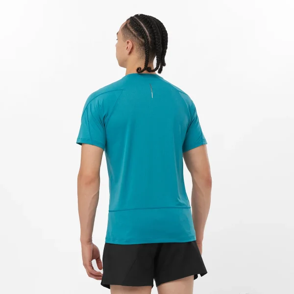 SALOMON - CROSS RUN SS TEE – LC2194700 – tahitian-tide – 1