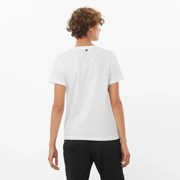 SALOMON - LOGO SHORT SLEEVE – LC2217600 – white – 1