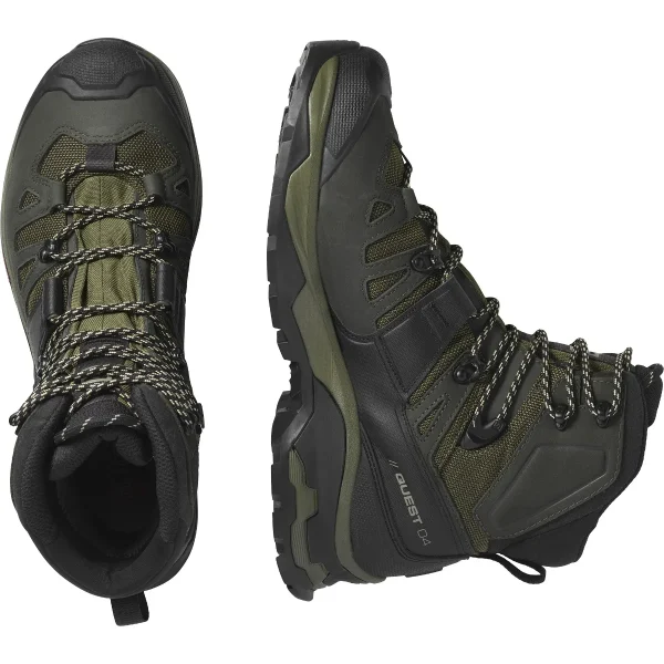 SALOMON - QUEST 4 GORE-TEX – L41292500 – olive-night-peat-safari – 5