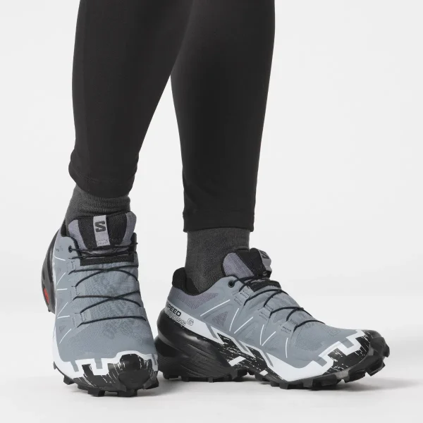 SALOMON - SPEEDCROSS 6 GORE-TEX – L47302300 – flint-stone-black-heather – 1